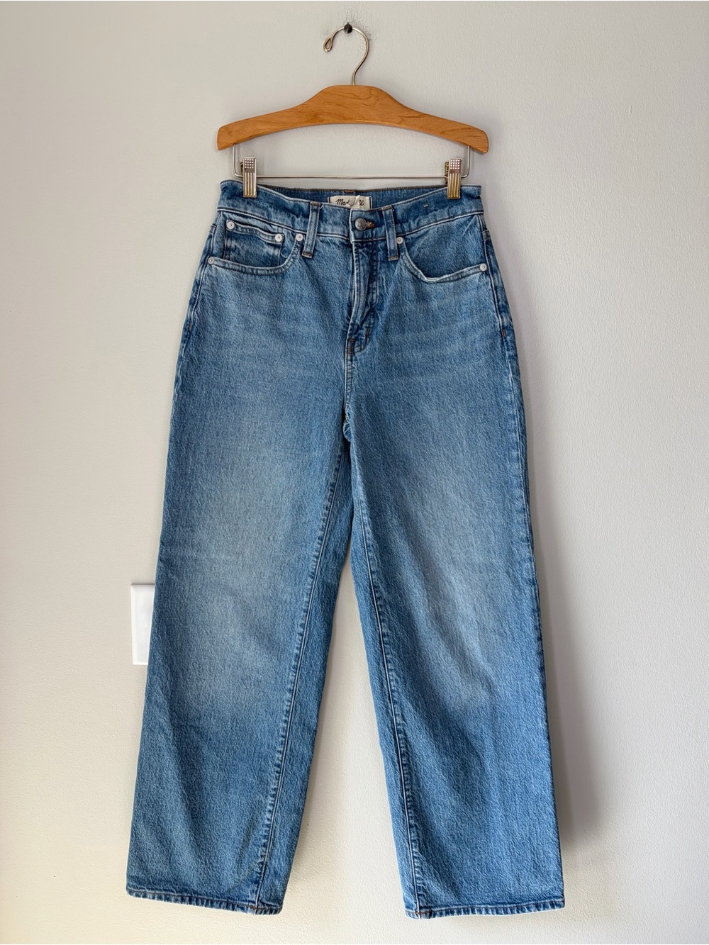 Madewell Medium Wash The Perfect Vintage Wide Leg Jeans NR475